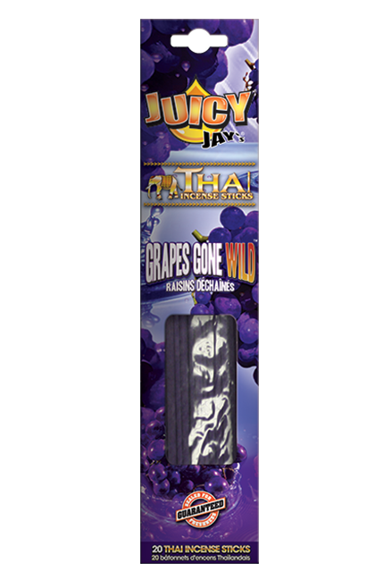Juicy Jay's Incence Sticks  qty20x 1pack (Grapes Gone Wild)