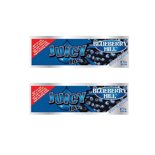 Juicy Jay's 1-1/4 Super Fine (Blueberry Hill) Rolling Papers