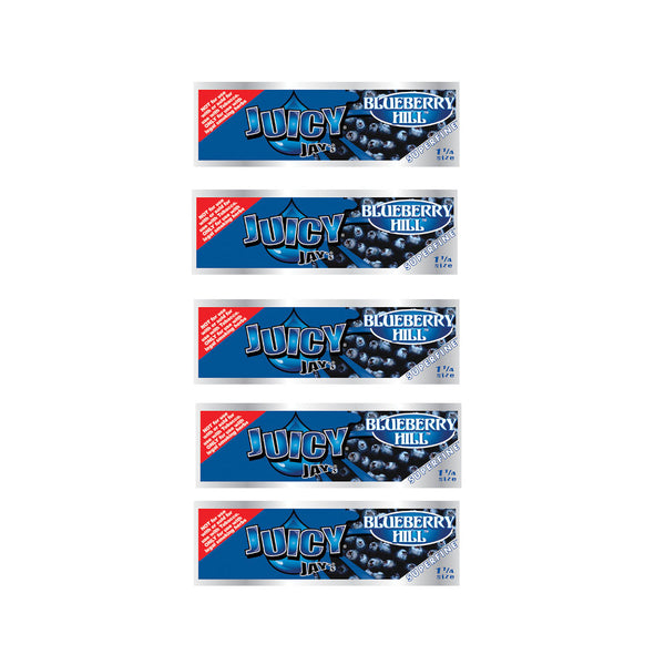 Juicy Jay's 1-1/4 Super Fine (Blueberry Hill) Rolling Papers