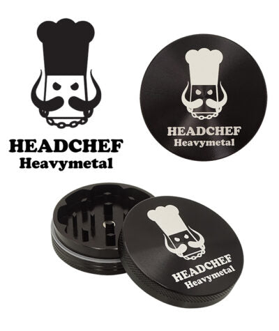 Headchef Heavy Metal Herbal Grinder (Black Sabbath) 55mm, 2 piece