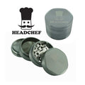 Headchef Hexcellence Herbal Grinder (Grey) 55mm, 4 piece Hard Anodised Grinder