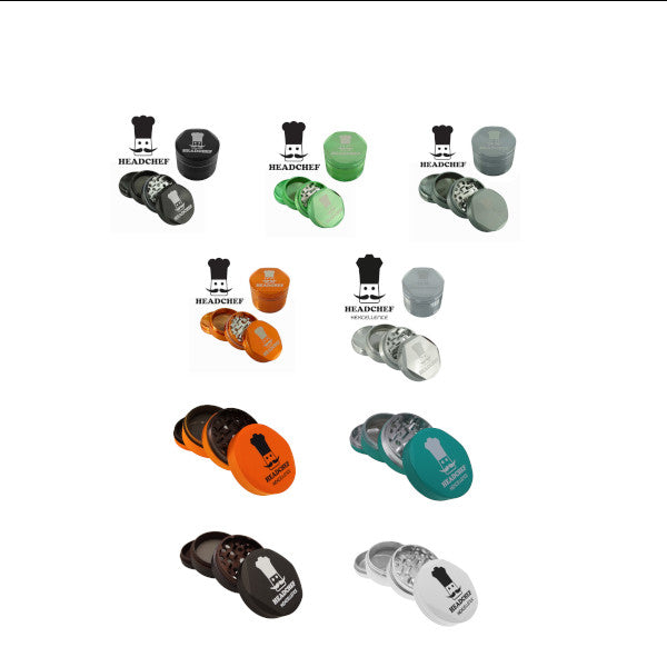 Headchef Hexcellence Grinder 55mm, 4 piece Hard Anodised