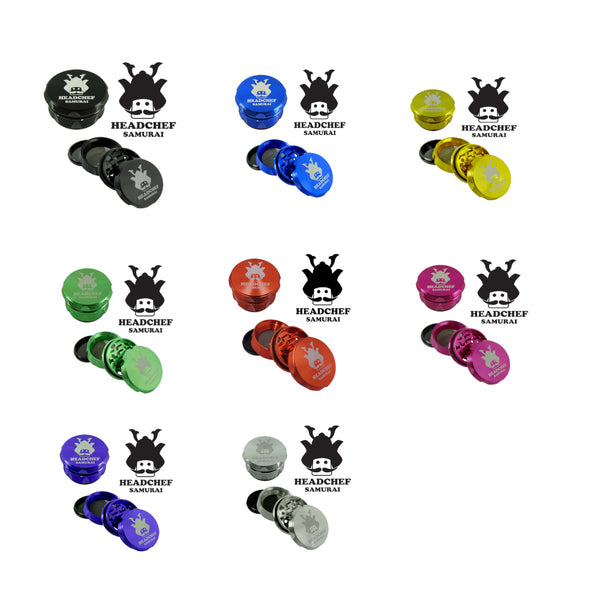 Headchef Samurai Herbal Grinder 55mm, 4 piece