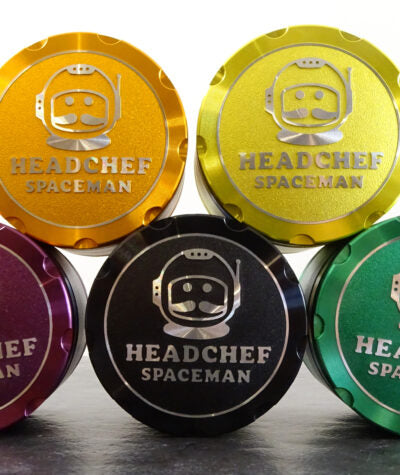 Headchef Spaceman Herbal Grinder (Star Pink) 55mm, 4 piece