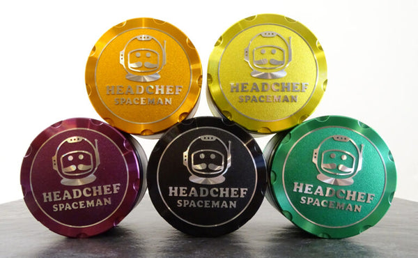 Headchef Spaceman Herbal Grinder (Neutron Purple) 55mm, 4 piece