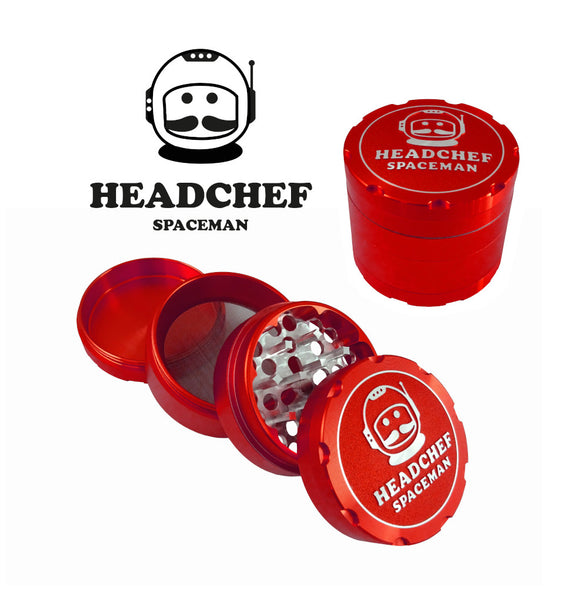 Headchef Spaceman Herbal Grinder 55mm, 4 piece
