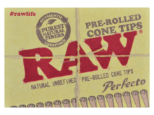 Raw Perfecto 21x Pre Rolled Cone Tips (Natural Unrefined)