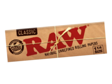 Raw Classic Regular 1-1/4 (Natural Unrefined Rolling Papers)