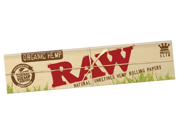 Raw Organic Hemp Kingsize Slim (Natural Unrefined Rolling Papers)