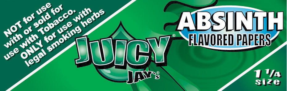 Juicy Jay's 1-1/4 (Absinthe) Rolling Papers