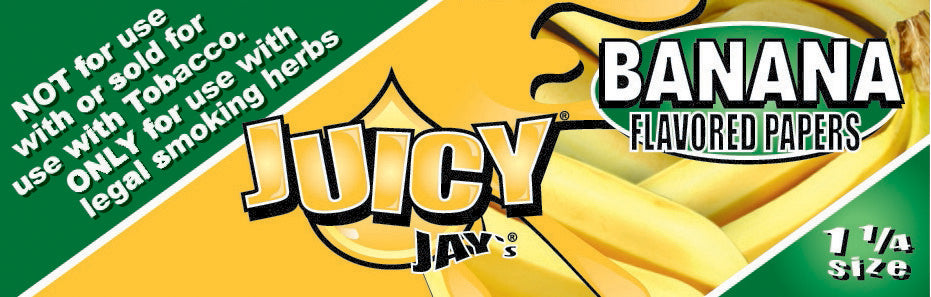 Juicy Jay's 1-1/4 (Banana) Rolling Papers