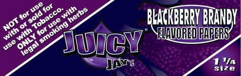 Juicy Jay's 1-1/4 (Black Berry Brandy) Rolling Papers