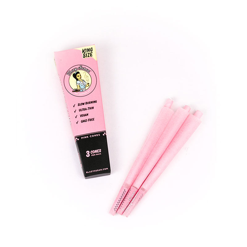 Blazy Susan Pink Kingsize cone Pack. 3 cones in a pack