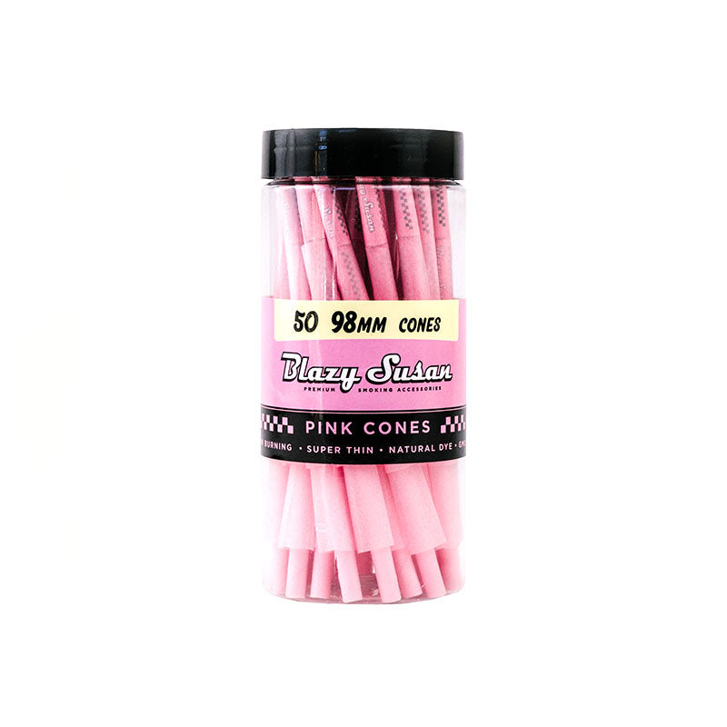 Blazy Susan Pink 50 cone 98mm Tube (Premium Smoking Accessory)