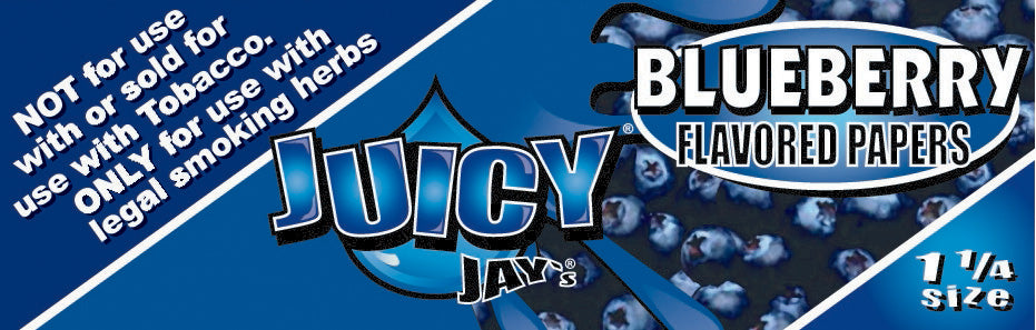 Juicy Jay's 1-1/4 (Blueberry) Rolling Papers