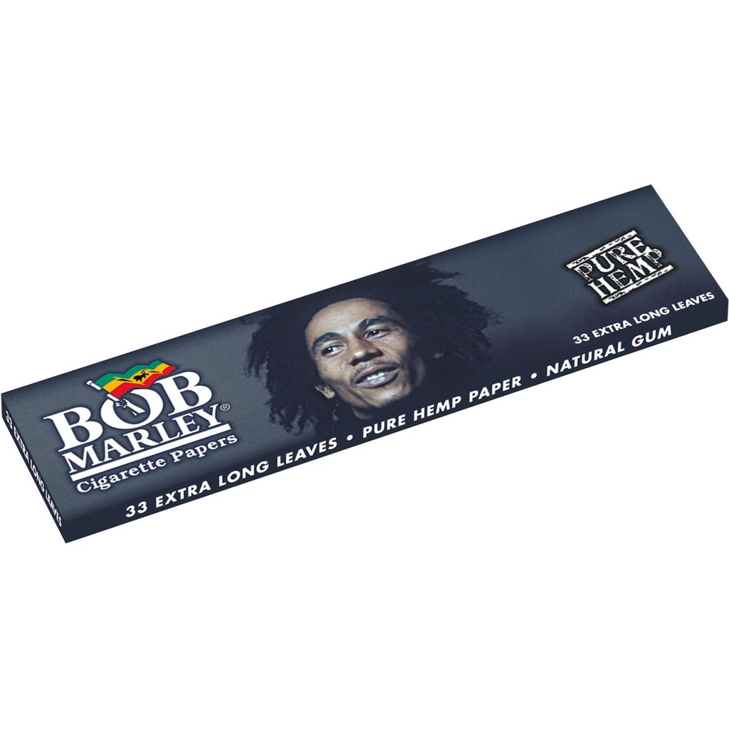 Bob Marley Cigarette Paper Extra long Leaves (Pure Hemp,Natural Gum)