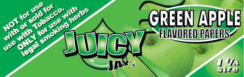 Juicy Jay's 1-1/4 (Green Apple) Rolling Papers