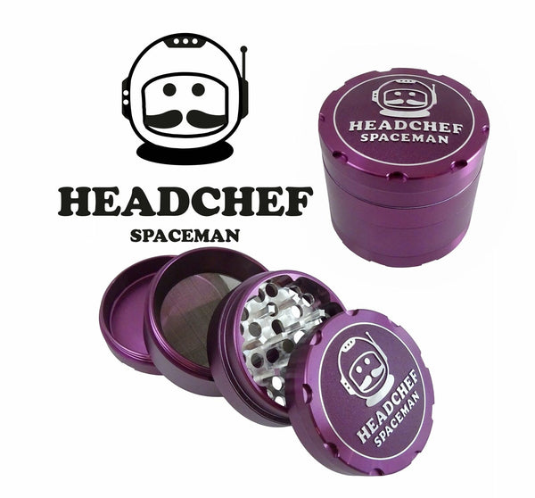 Headchef Spaceman Herbal Grinder 55mm, 4 piece