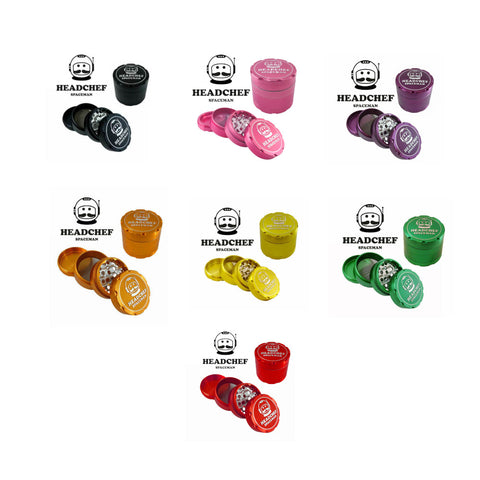 Headchef Spaceman Herbal Grinder 55mm, 4 piece