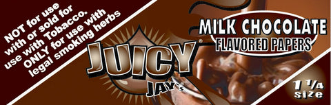 Juicy Jay's 1-1/4 (Milk Chocolate) Rolling Papers