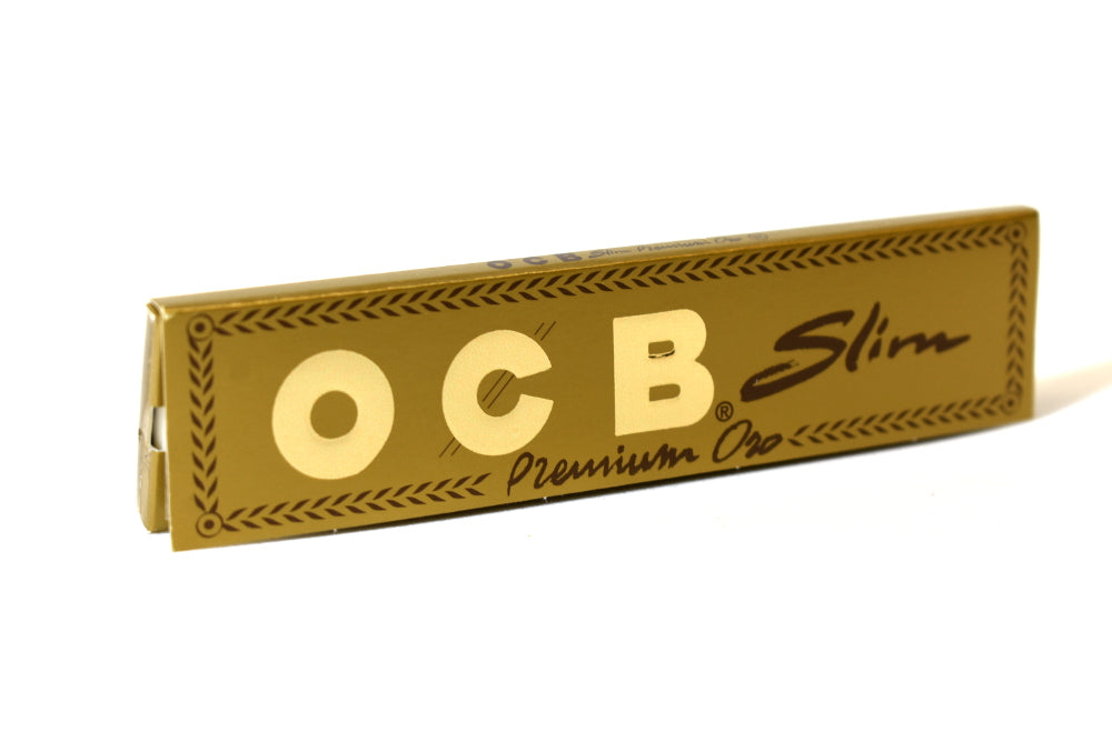 OCB Gold Premium One Kingsize Slim (Natural Arabic Gum)
