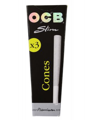 OCB Premium King Size Slim Cones 109mm Pack of 3 cones