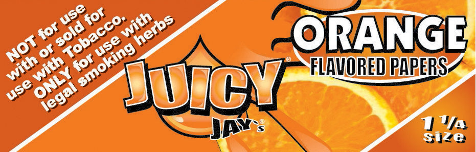 Juicy Jay's 1-1/4 (Orange) Rolling Papers