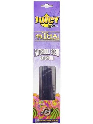 Juicy Jay's Incence Sticks  qty20x 1pack (Patchouli Scent)