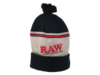 Raw Rolling Papers X Raw Pompom Hat (Black-Brown)