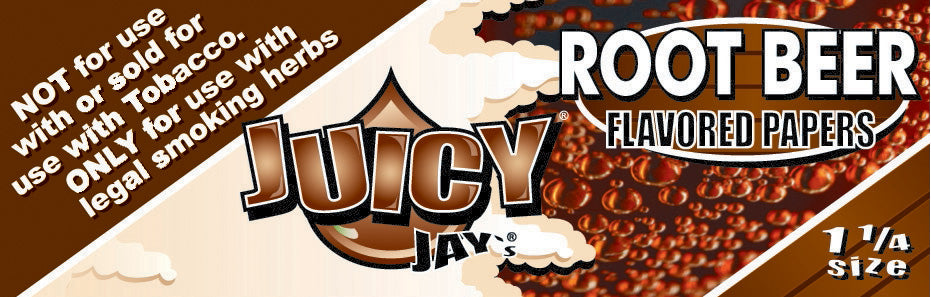 Juicy Jay's 1-1/4 (Root Beer) Rolling Papers