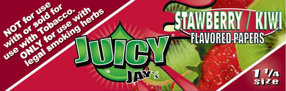 Juicy Jay's 1-1/4 (Strawberry Kiwi) Rolling Papers